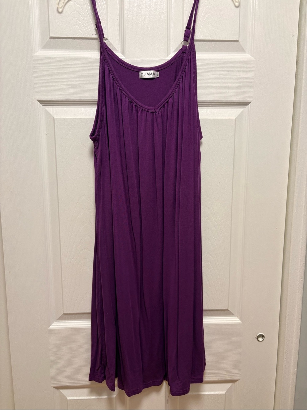 CHAMA Violet Sleeveless Maxi Dress